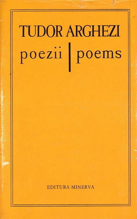 volume de poezii tudor arghezi